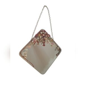 Hand Crafted Crystal Accent Mirror